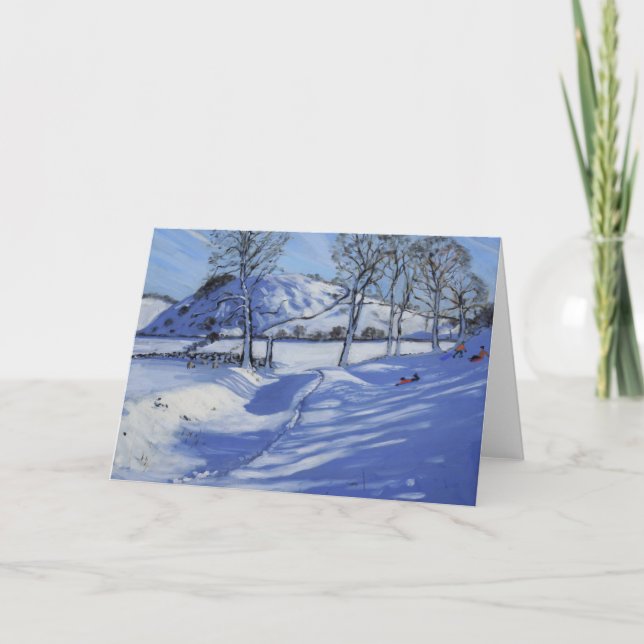 Tarjeta Festiva Distrito máximo 2012 de Sledging Derbyshire (Anverso)