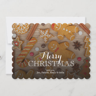 Tarjeta Festiva Diversas galletas hechas en casa del pan de