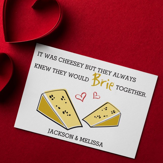 Tarjeta Festiva Diversión | Brie Together | DÍA DE SAN VALENTÍN (Subido por el creador)
