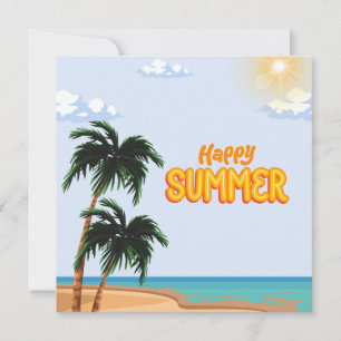 Tarjeta Festiva "Diversión Calurosa en el Verano!"