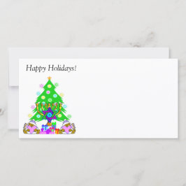 Tarjeta Festiva Diversión de feriado entre religiones