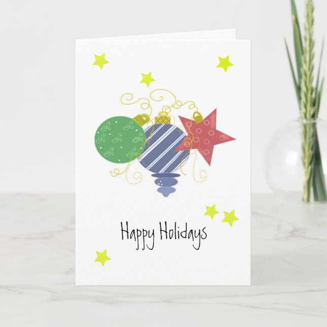 Tarjeta Festiva Diversión de vacaciones (Anverso)