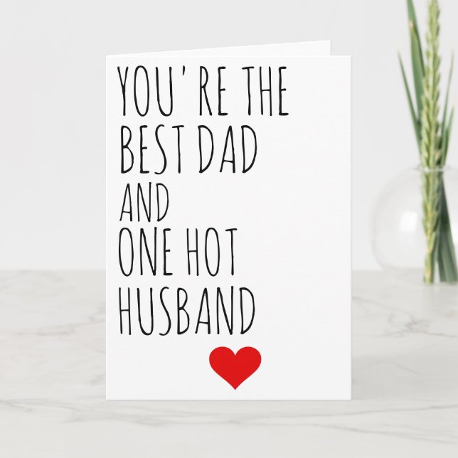 TARJETA FESTIVA DIVERSIÓN DEL NOVIO DEL PADRE (Anverso)