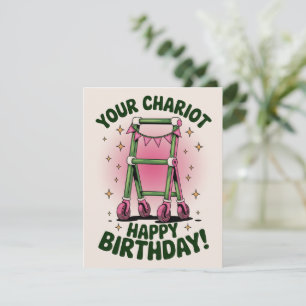 Tarjeta Festiva Divertido aumento de la edad de los nacimientos Wa