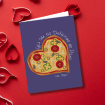 Divertido como delicioso como pizza día de San Val