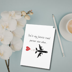 Tarjeta Festiva Divertido Cumpleaños Simple para novio esposo Pers