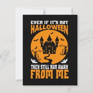 Tarjeta Festiva Divertido incluso si no es Halloween