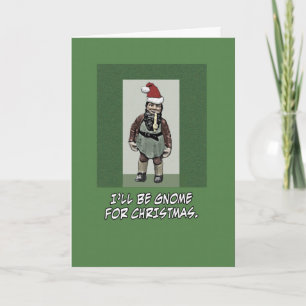Tarjeta Festiva Divertido, me ganaré por Navidades