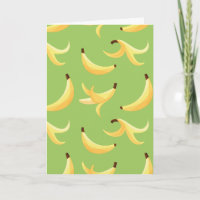Divertido patrón de plátano amarillo retro editabl