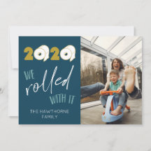 Divertido "Rolling with it" Personalizado Navidade