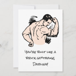 Tarjeta Festiva Divertido Sarcástico ESTÁS HECHO COMO un VALENTÍN 