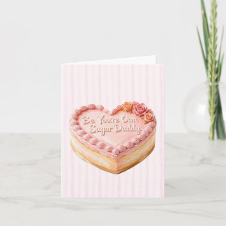 Tarjeta Festiva Divertido Sé Tu Propio Sugar Daddy