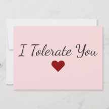 Divertido Soporto Tu Amor Humor Día de San Valentí