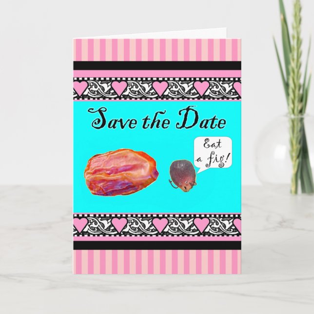 Tarjeta Festiva Divertido Valentine (Anverso)