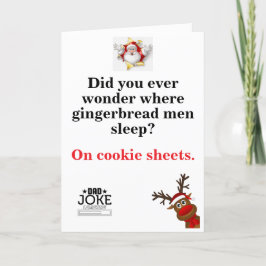 Tarjeta Festiva Divertidos Navidades de Chiste de papá