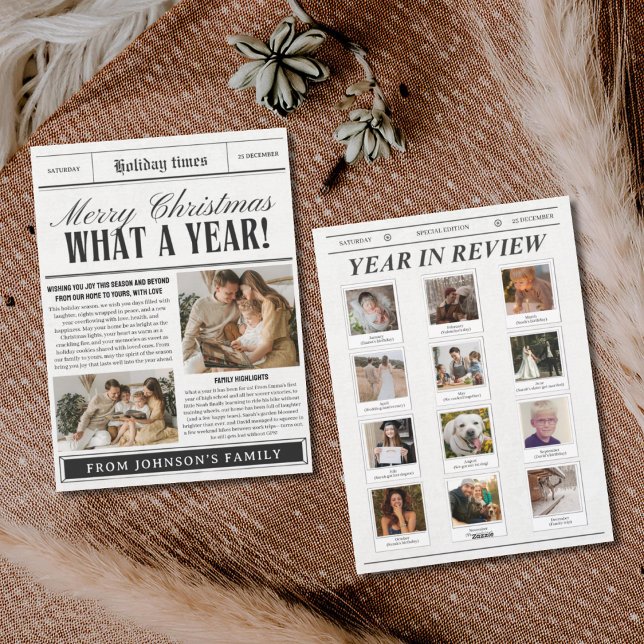 Tarjeta Festiva Divertidos Navidades de periódicos le dan lo que u (Subido por el creador)