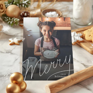 Tarjeta Festiva Diviértete con letras a mano Foto