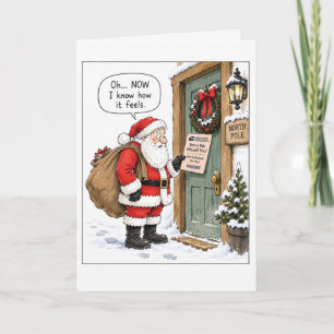 Tarjeta Festiva Diviértete con Santa Personalizado: Entrega Fallid