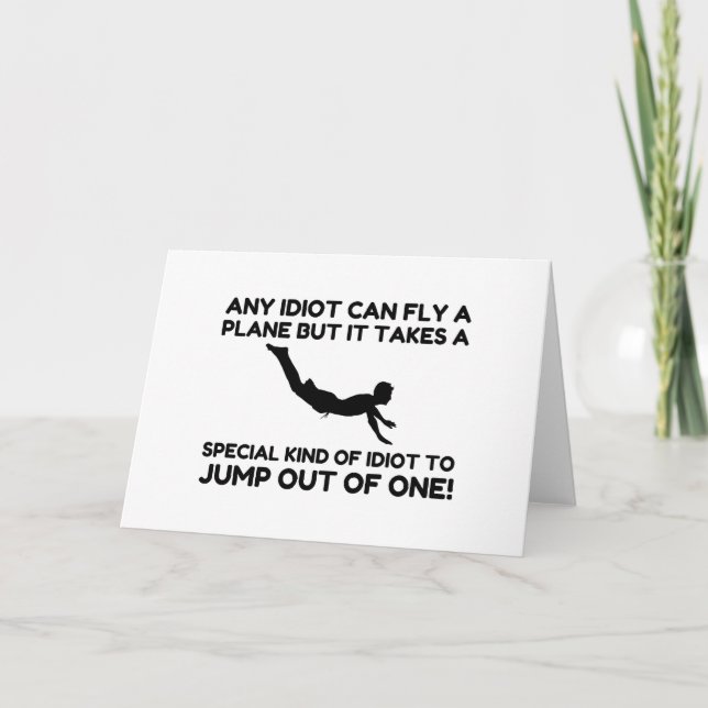 TARJETA FESTIVA DIVISIÓN IDIOTA (Anverso)