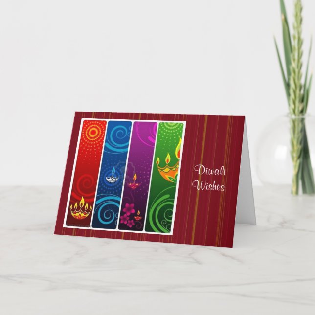 Tarjeta Festiva Diwali 5 (Anverso)