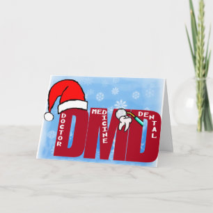 TARJETA FESTIVA DMD SANTA - MEDICINA DENTAL DEL MÉDICO DE LA