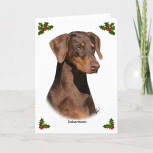 Tarjeta Festiva Doberman 9Y381D-162
