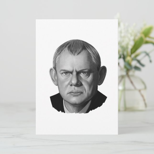 Tarjeta Festiva Doc Martin (Anverso de pie)