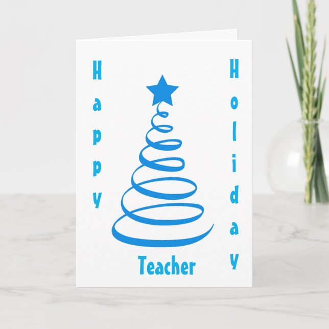 TARJETA FESTIVA **DOCTOR** ***FELIZ FESTIVIDAD PARA USTED*** (Anverso)