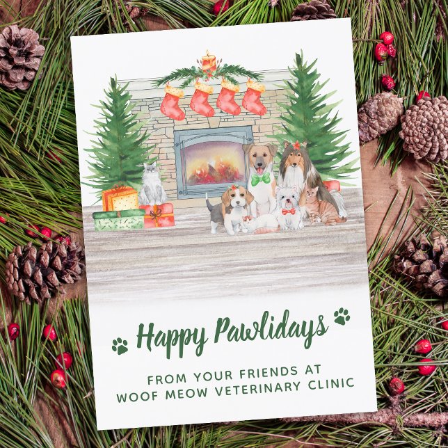 Tarjeta Festiva Dogs Cats Cachorros Gatitos Mascotas Navidades de  (Subido por el creador)