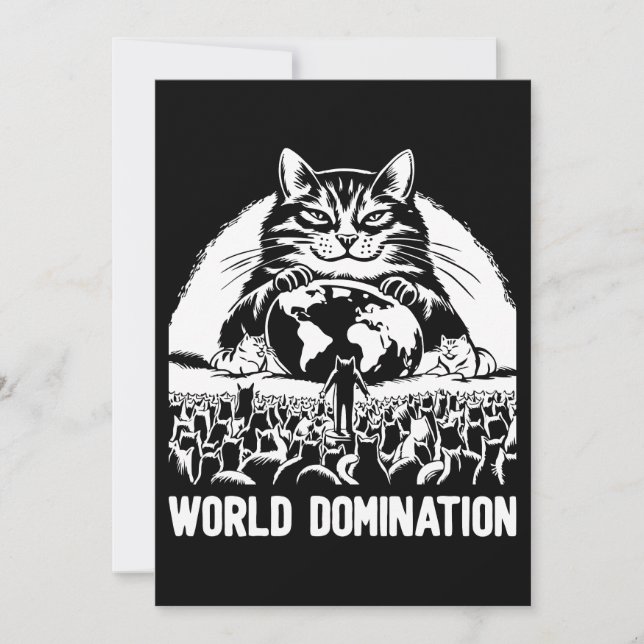 Tarjeta Festiva Dominación mundial 1 (Anverso)