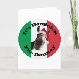 Tarjeta Festiva dominar el burro