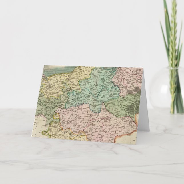 Tarjeta Festiva Dominios prusianos (Anverso)