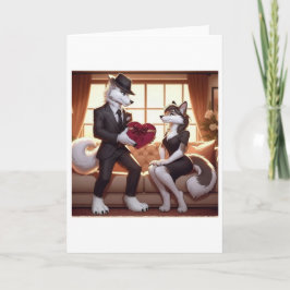 Tarjeta Festiva Don Lupo Canino "San Valentín"