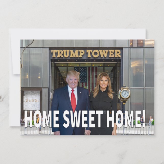 Tarjeta Festiva Don y Mel: ¡Nos hemos mudado! (Anverso)