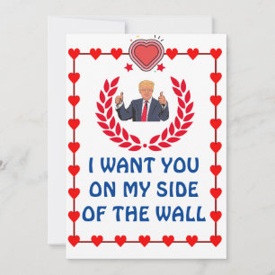 Tarjeta Festiva donald trump día de San Valentín FUNNY
