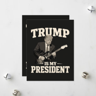 Tarjeta Festiva Donald Trump Es Mi Presidente