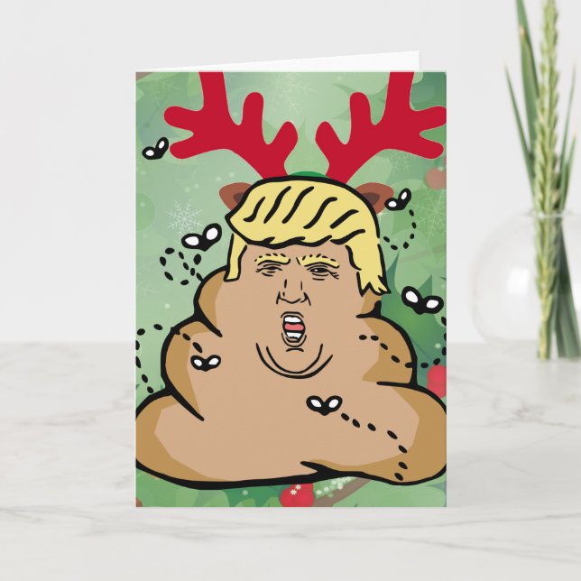Tarjeta Festiva donald trump, reno (Anverso)