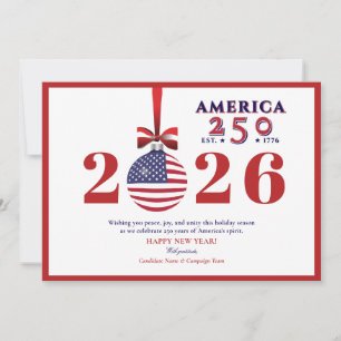 Tarjeta Festiva Donante Patrocinador Navideño Rojo América 250
