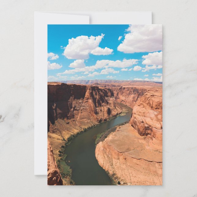 Tarjeta Festiva Donde el río gira (Anverso)