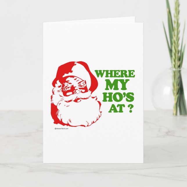 Tarjeta Festiva ¿Dónde están mis chicas? (Anverso)