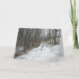 Tarjeta Festiva Donde la carretera puede llevarte