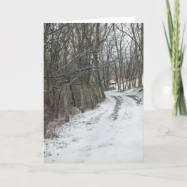 Tarjeta Festiva Donde la carretera puede llevarte