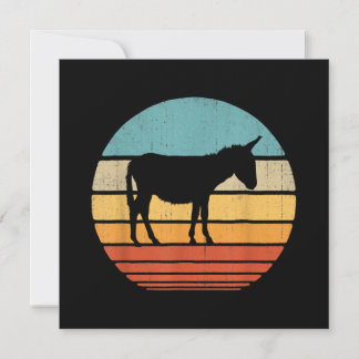 Tarjeta Festiva Donkey Lover Gift | Ideas de regalo para granjas