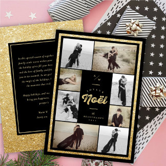 Tarjeta Festiva D'or de la foto de la carta de Mousseux Paillettes