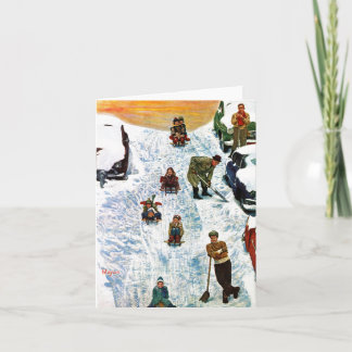 Tarjeta Festiva Dormir y cavar