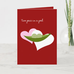 Tarjeta Festiva Dos margaritas en un podo