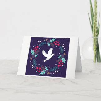 Tarjeta Festiva Dove Holiday Card