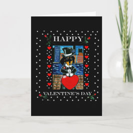 Tarjeta Festiva Doxie de San Valentín