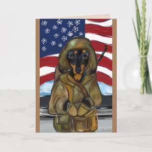 TARJETA FESTIVA DOXIE SOLDIER