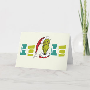 Tarjeta Festiva Dr. Seuss Grinch - Ja Ja Ja